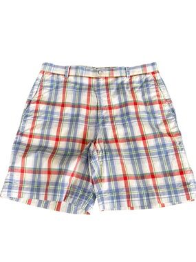 Oxford Golf Men's Shorts Size 34 Plaid Classic Preppy Chino Stretch Comfort